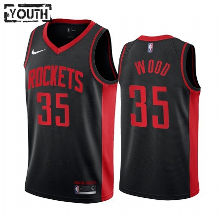 Maglia NBA Houston Rockets Christian Wood 35 2020-21 Earned Edition Swingman - Bambino